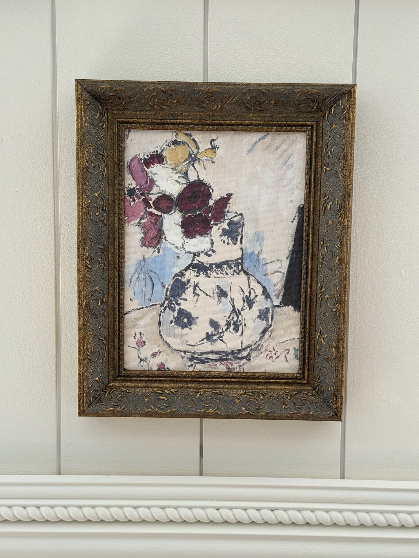 Potted Flowers Framed Art