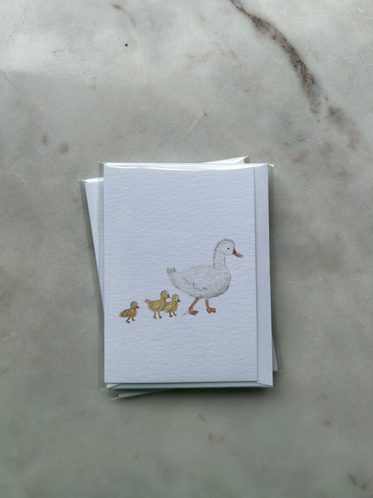 Baby Ducks Mini Notecard