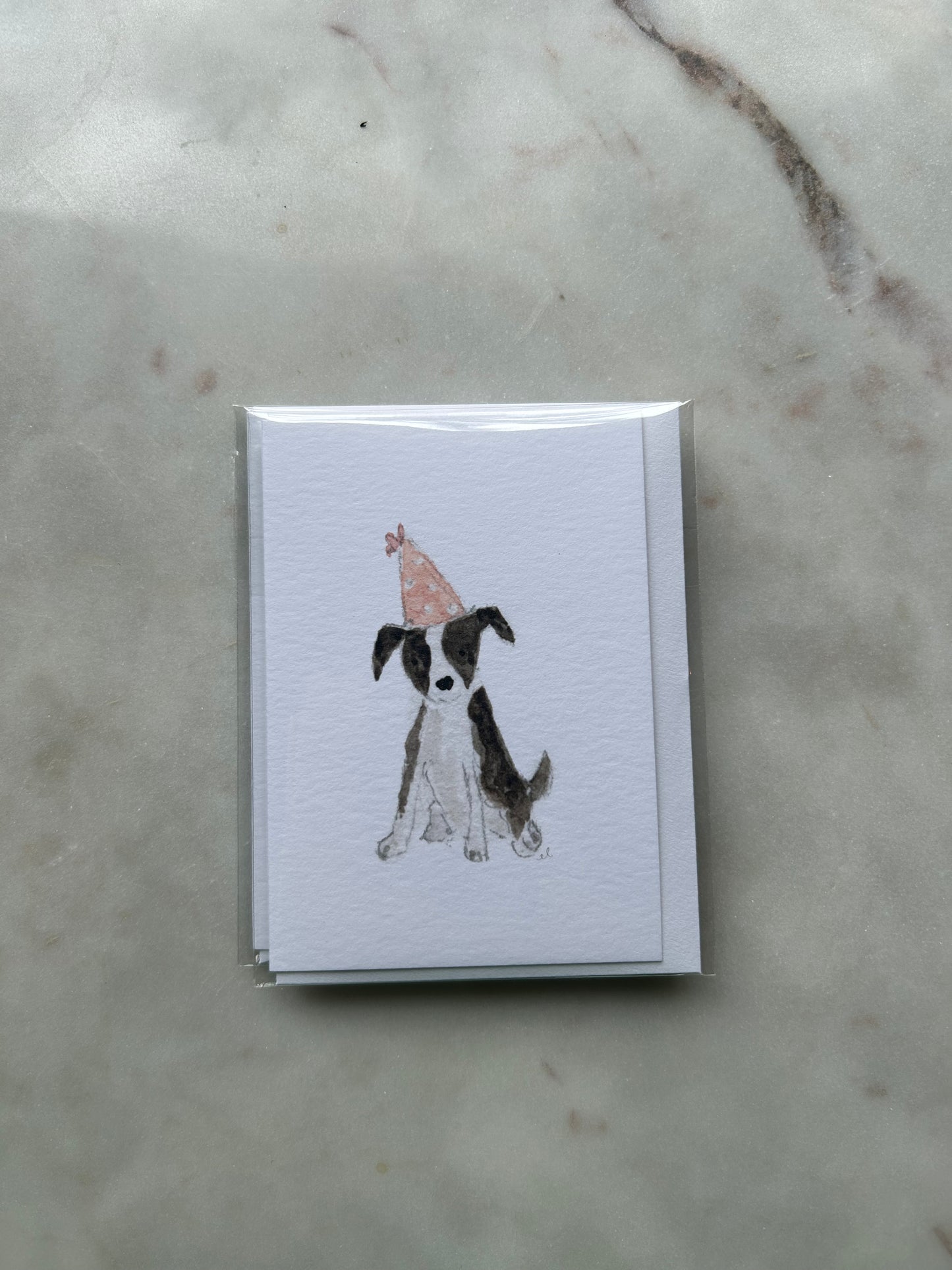 Party Pup Mini Notecard