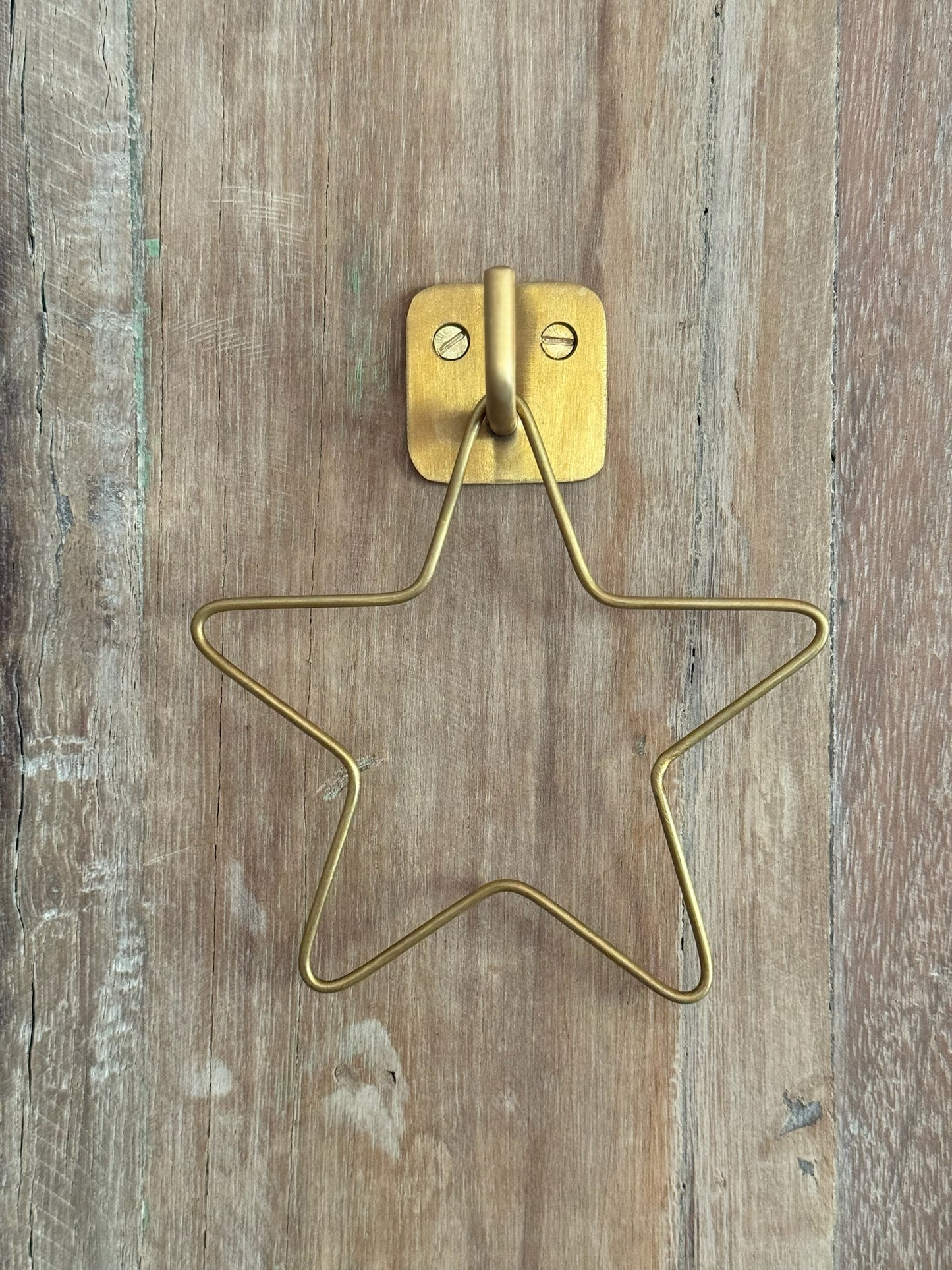 Brass Wire Star, 2 Sizes