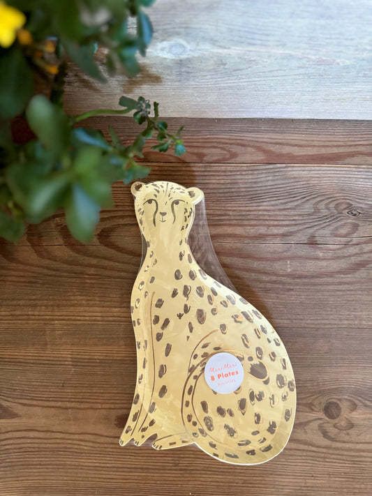 Safari Cheetah Paper Plates