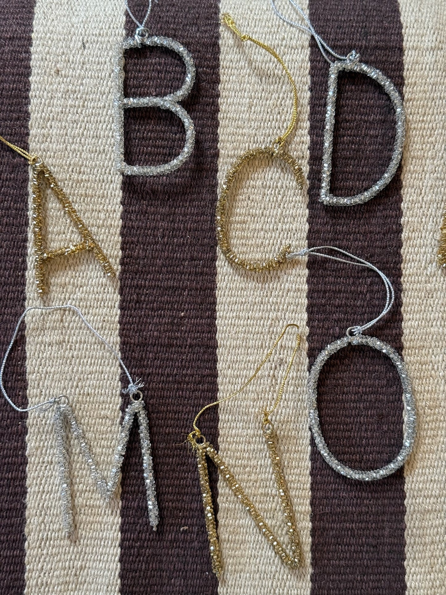 Metal Alphabet Ornament