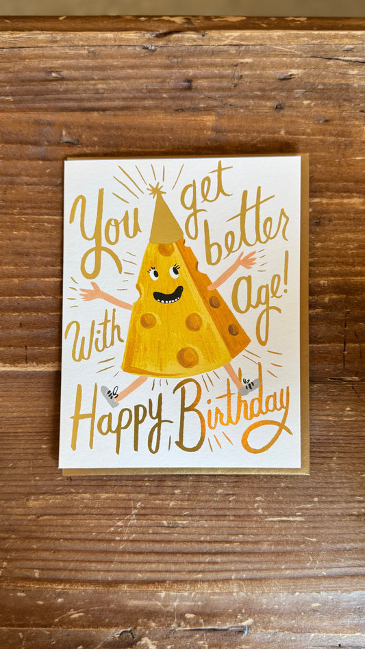 Better With Age Birthday Card