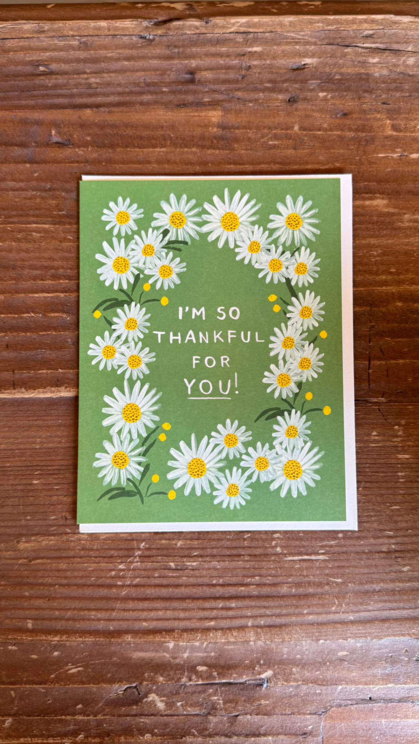 Daisies Thankful for You Card