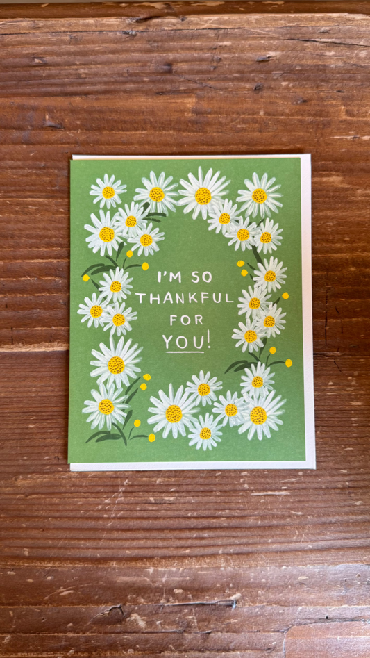 Daisies Thankful for You Card