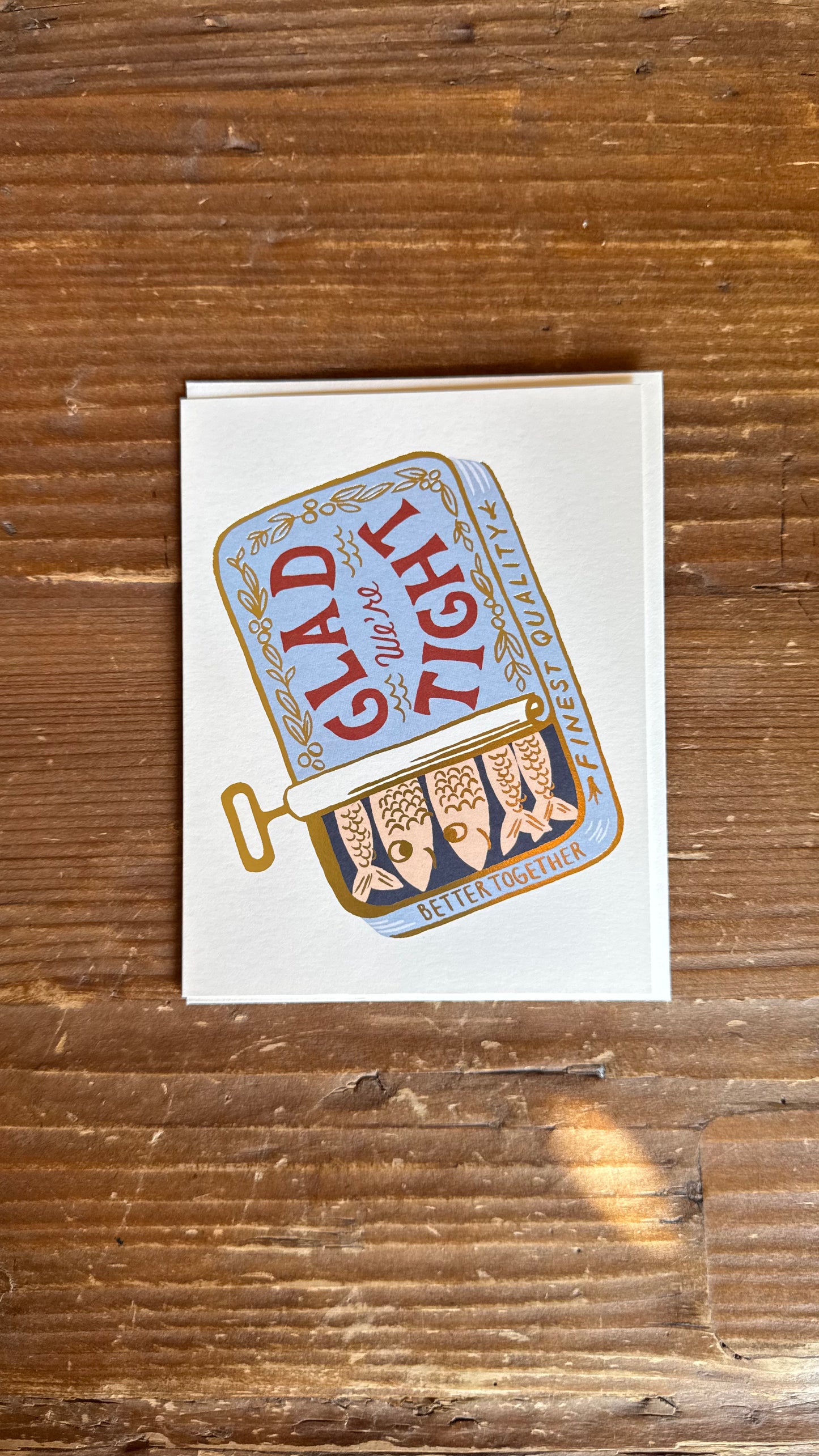 Tight as Sardines Card