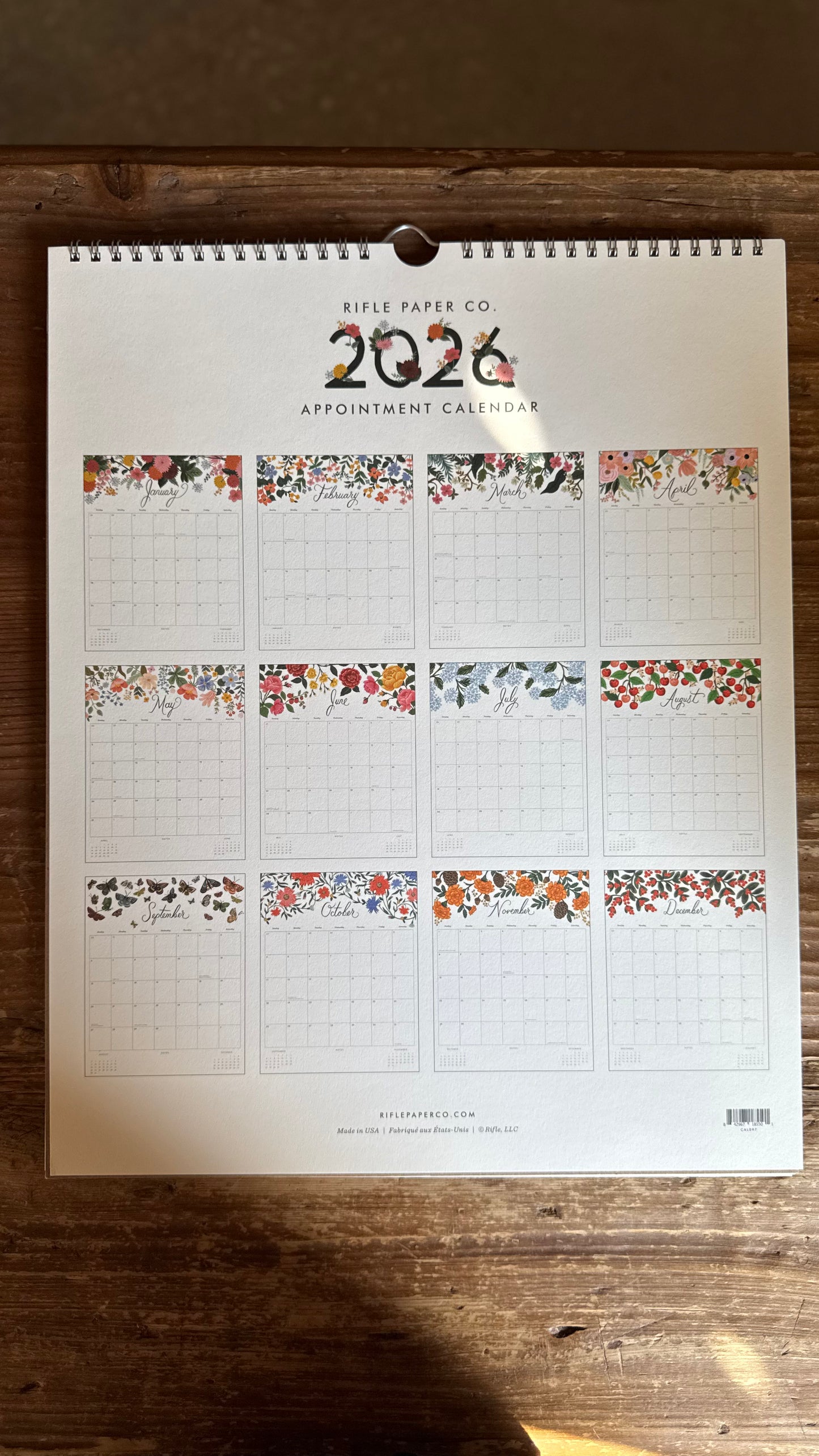 2026 Dahlia Appointment Calendar