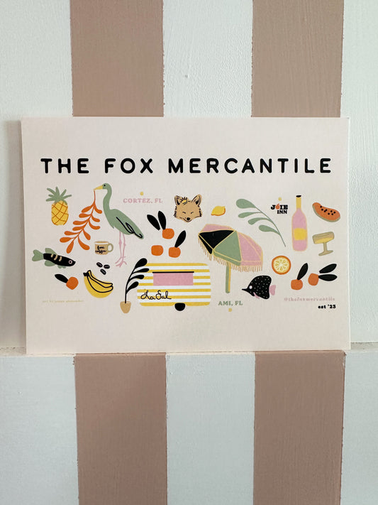 The Fox M. Postcard