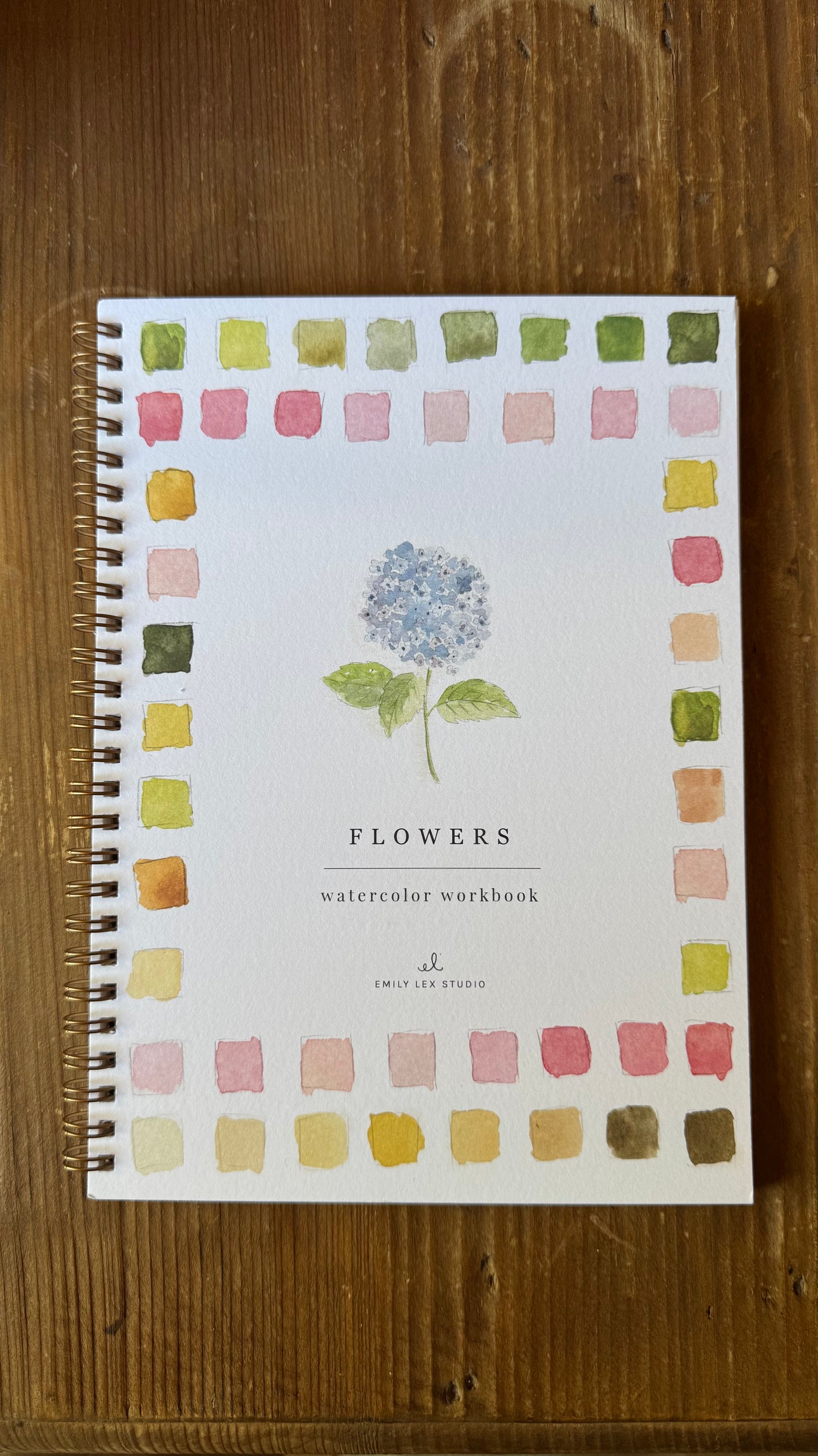 Flower Watercolor Book