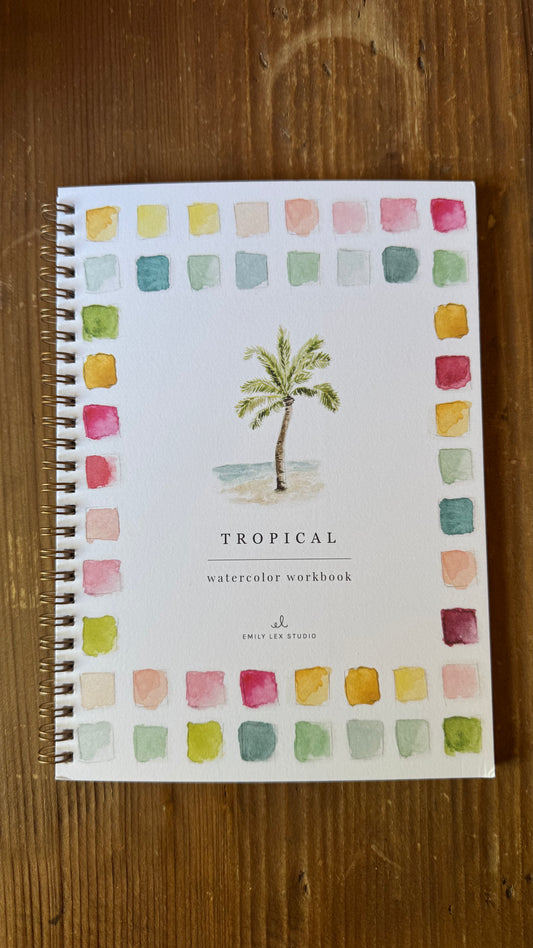Tropical Watercolor Book