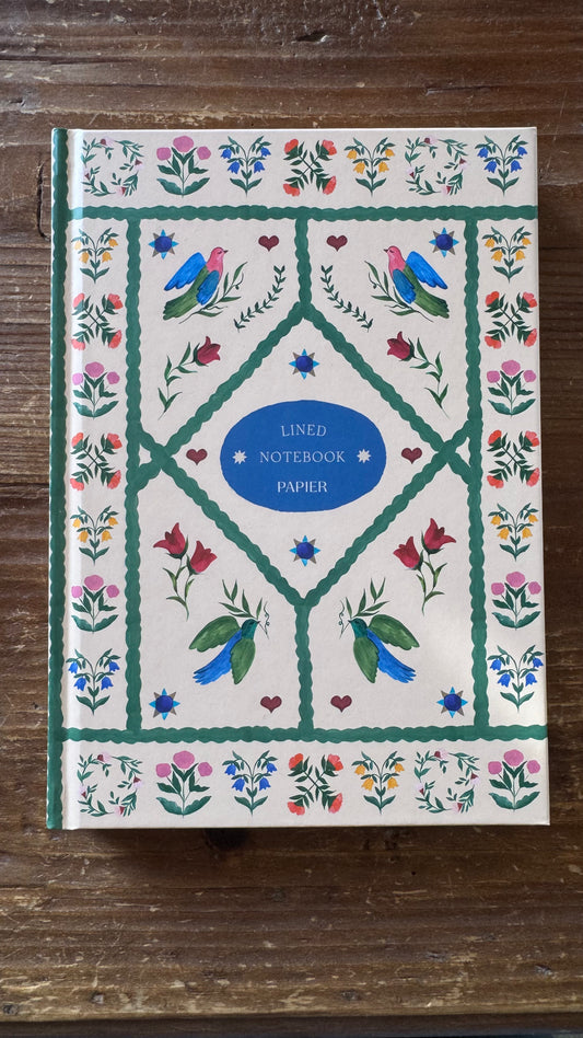 Lined Notebook, A5 Hardcover - Quilted Daydream