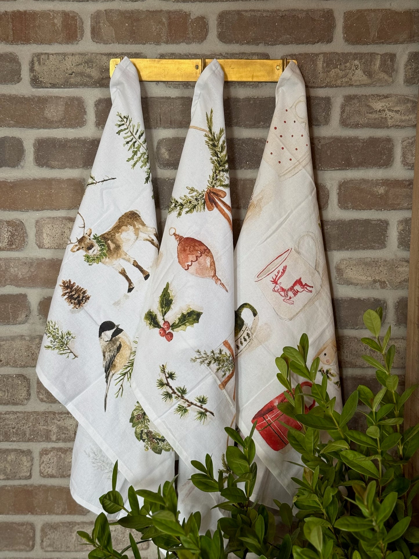 Yuletide Tea Towel