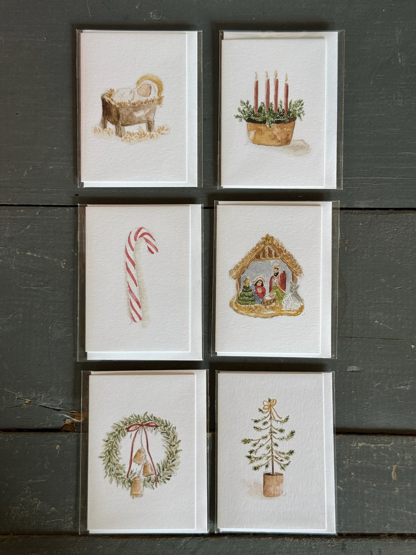 Advent Candles Mini Notecard