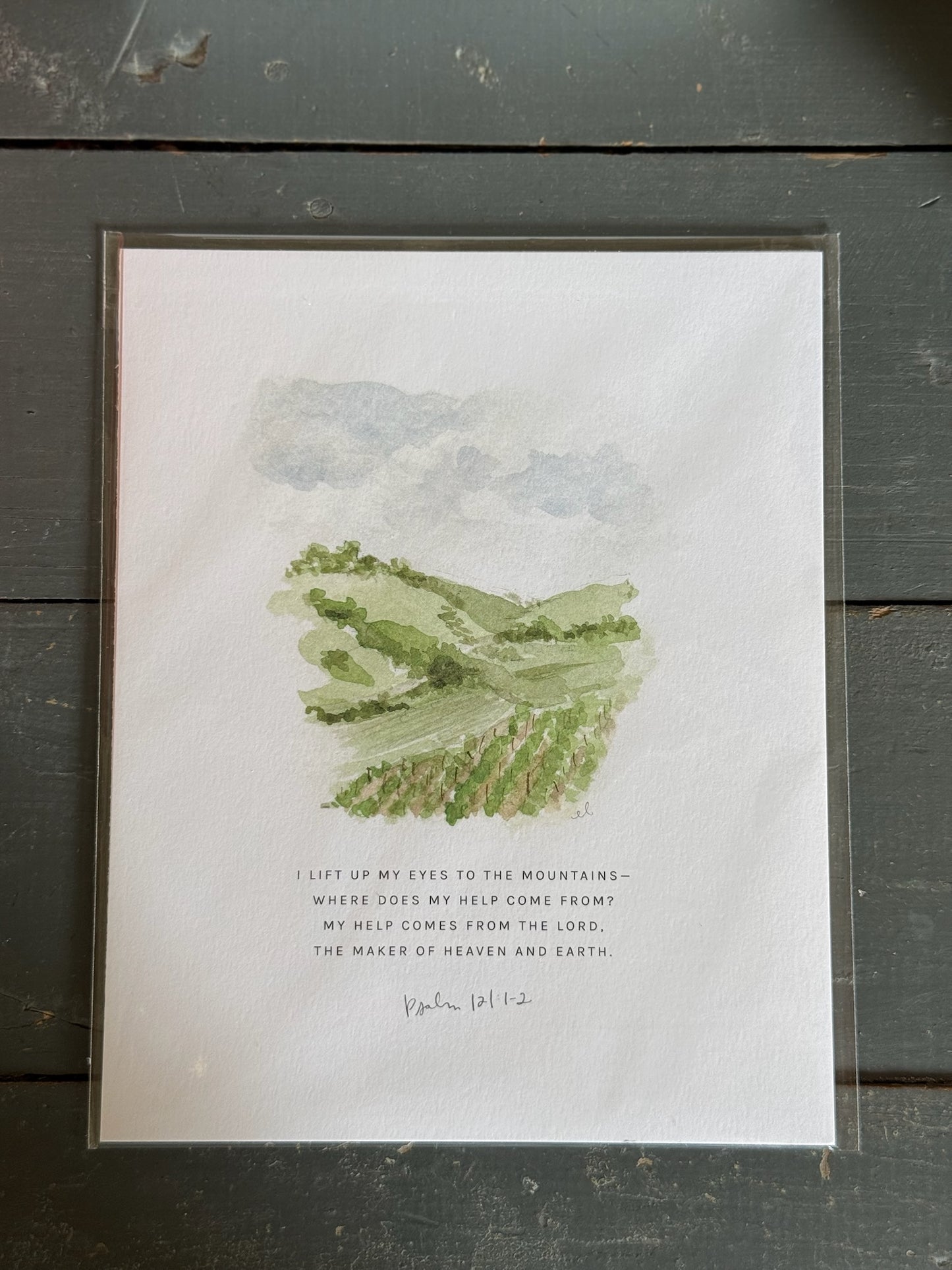 Vineyard Scripture Print