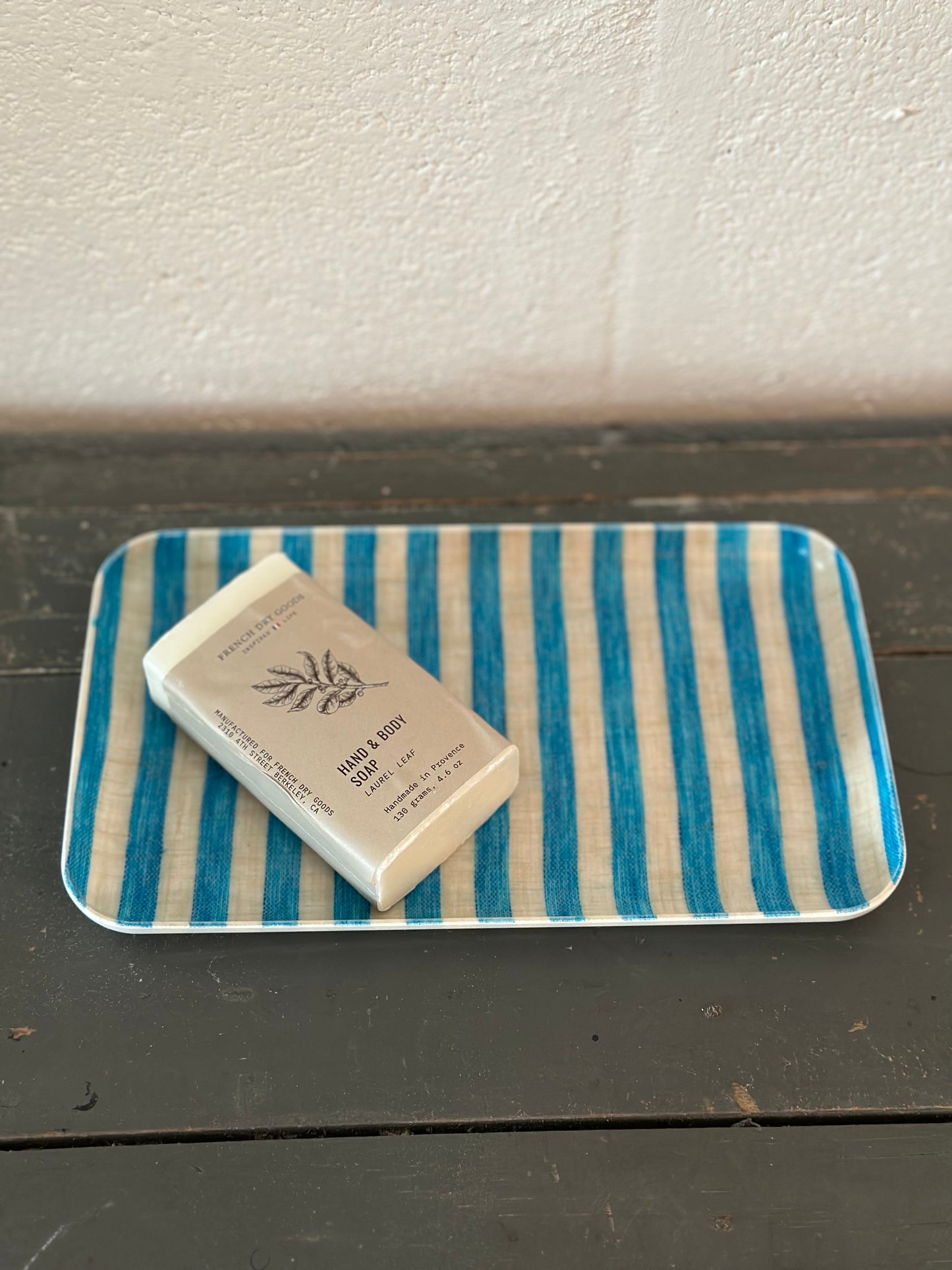 Small Coated Linen Serving Tray, Five Styles