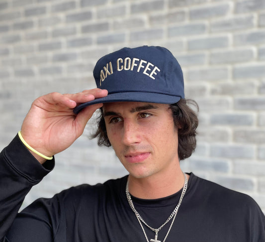 Navy Foxi Coffee Hat