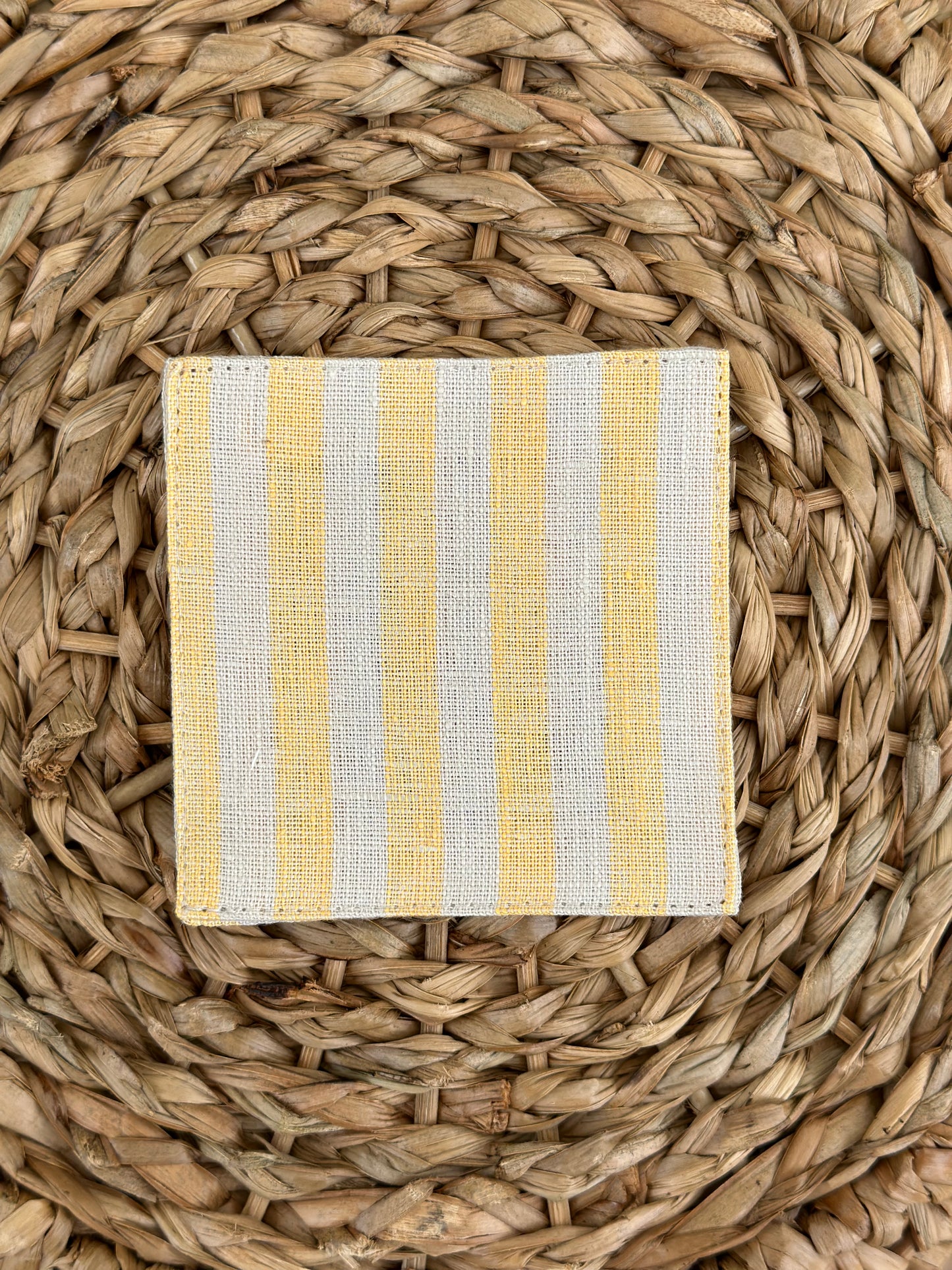 Linen Coaster, Twelve Colors