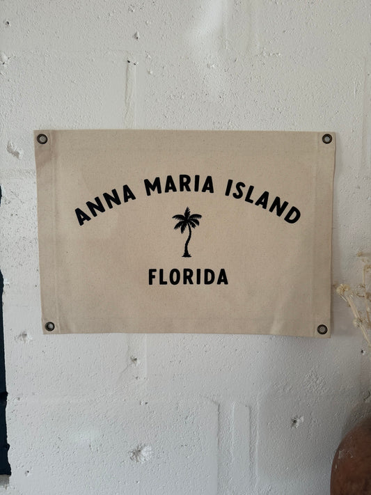 14x20 Cotton Canvas Banner, Anna Maria Island