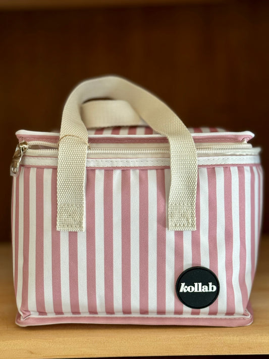 Blush Striped Lunch Box