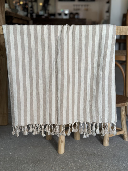 Striped Turkish Towel/Tablecloth (3 Styles)
