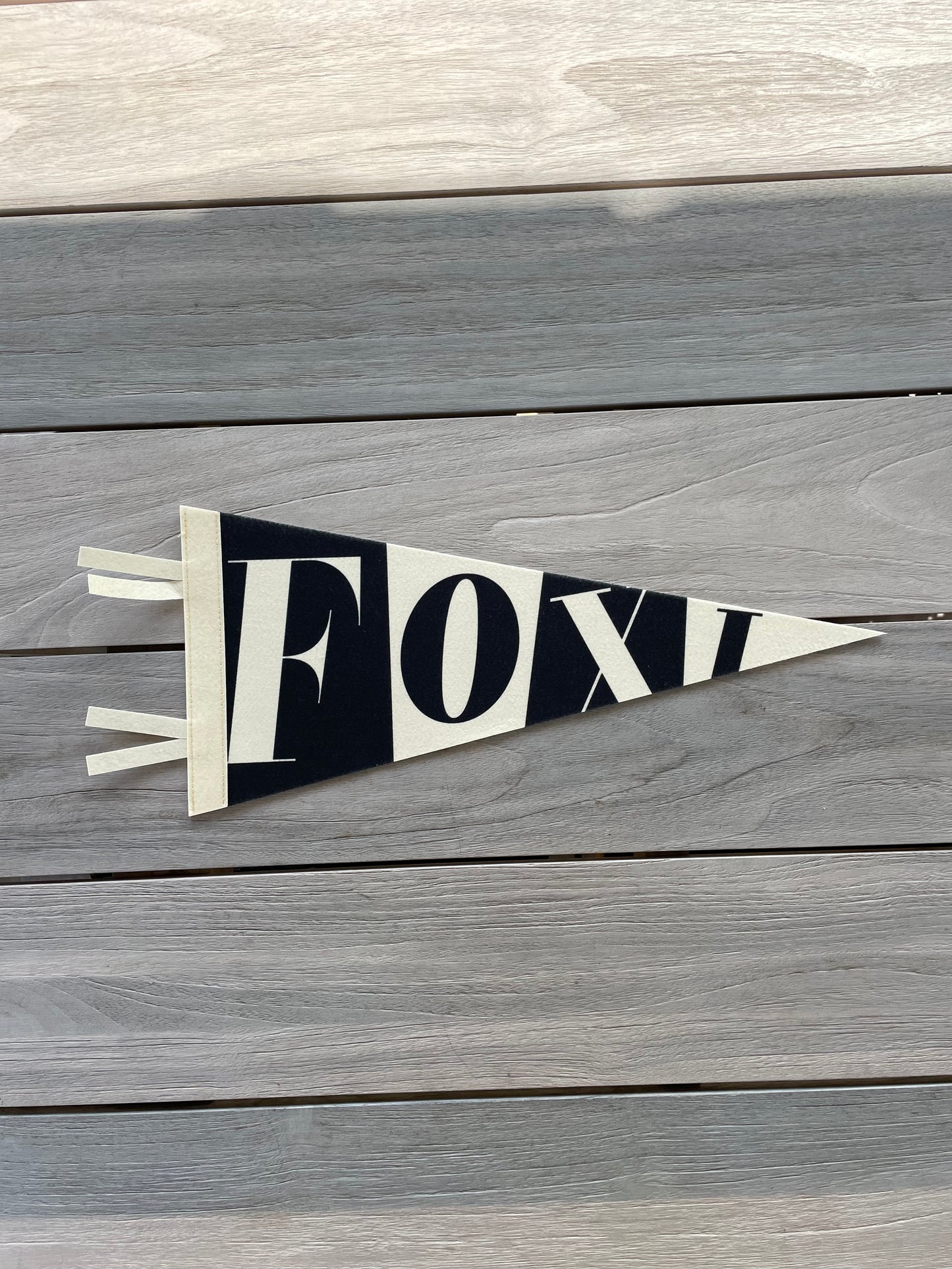 The Fox M Pennant Flags, Three Styles