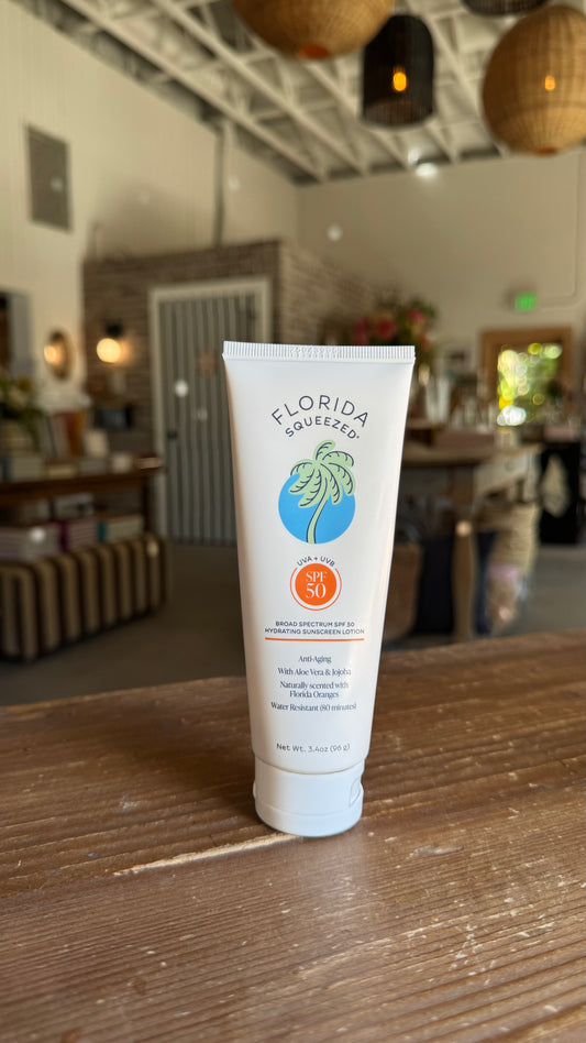 Florida Squeezed SPF 50 Sunscreen Lotion 3.4 oz