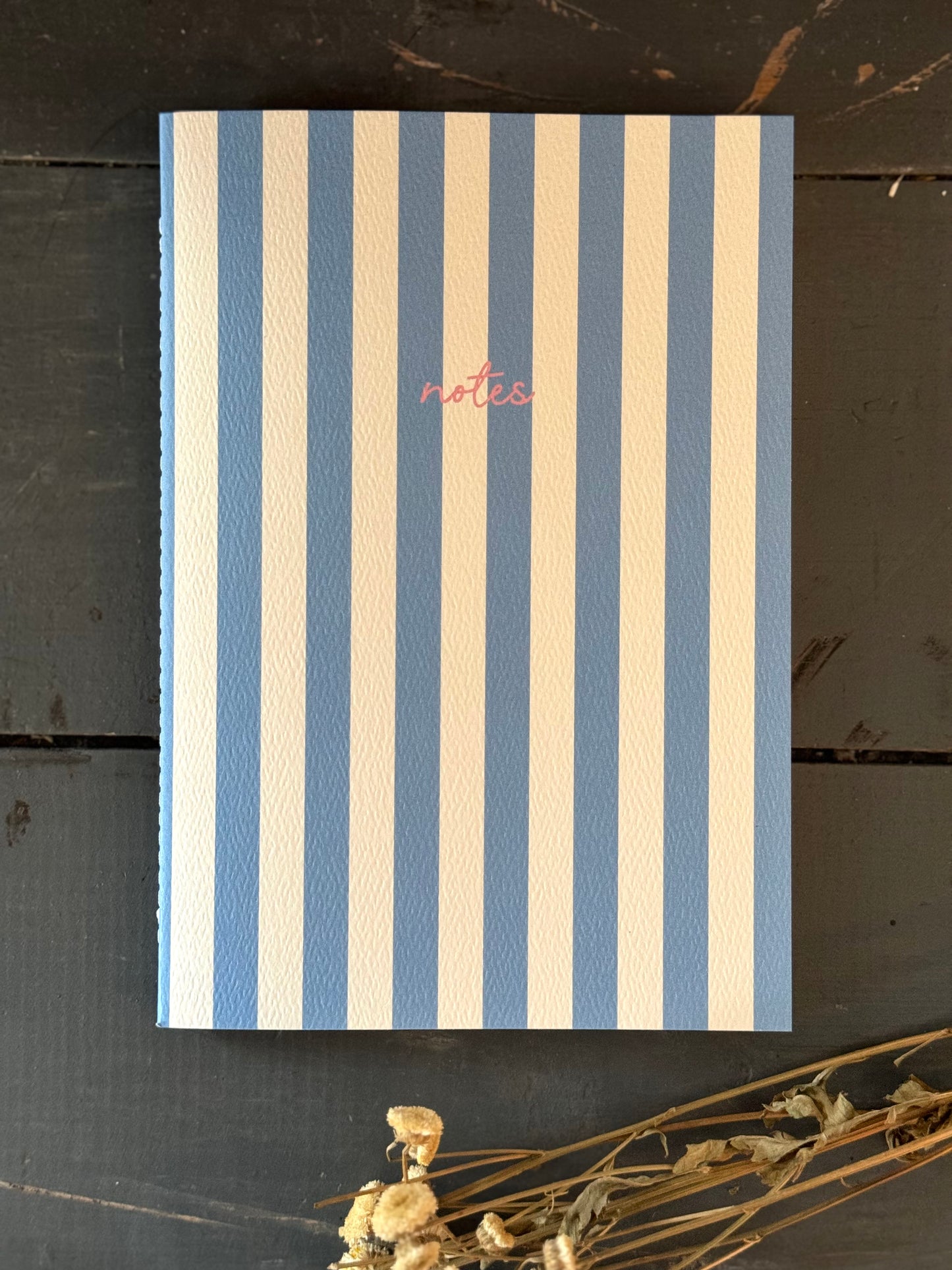 Striped Notebooks, (Five Styles)