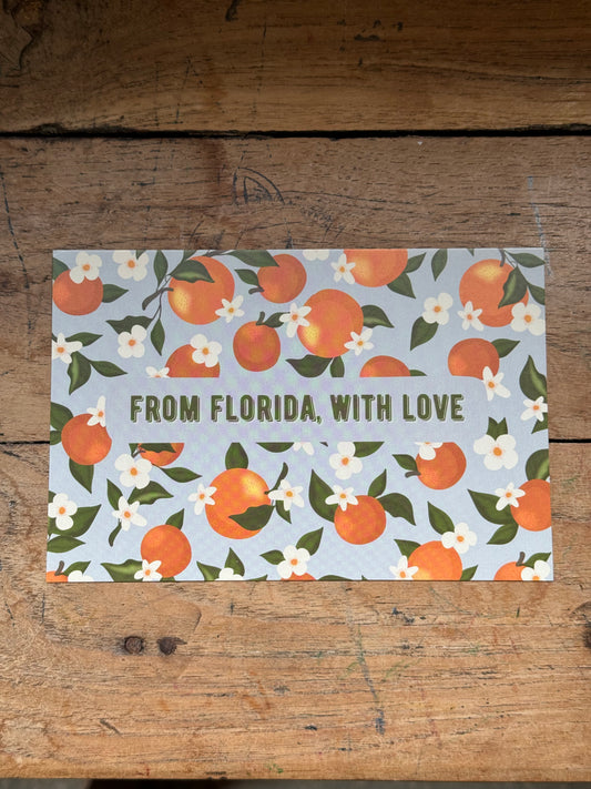 "From FL, With Love" Postcard