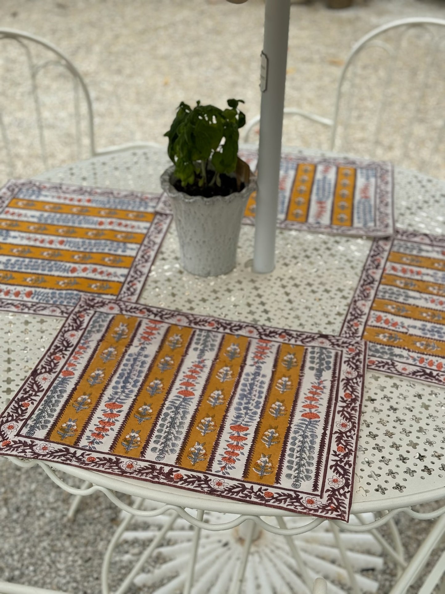 Tigerlily Linen Placemats