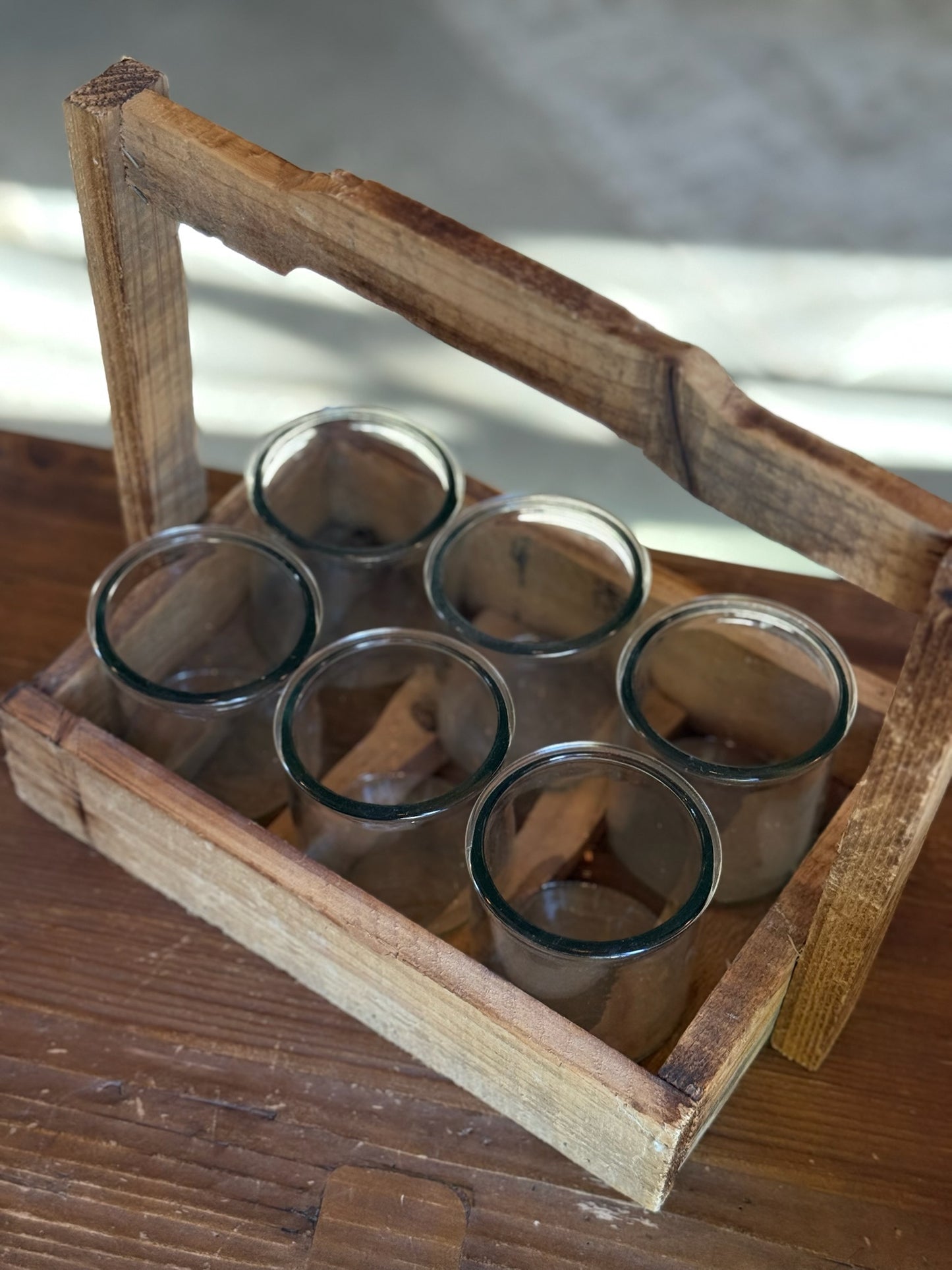 Vintage Farmhouse Glass Jar Set