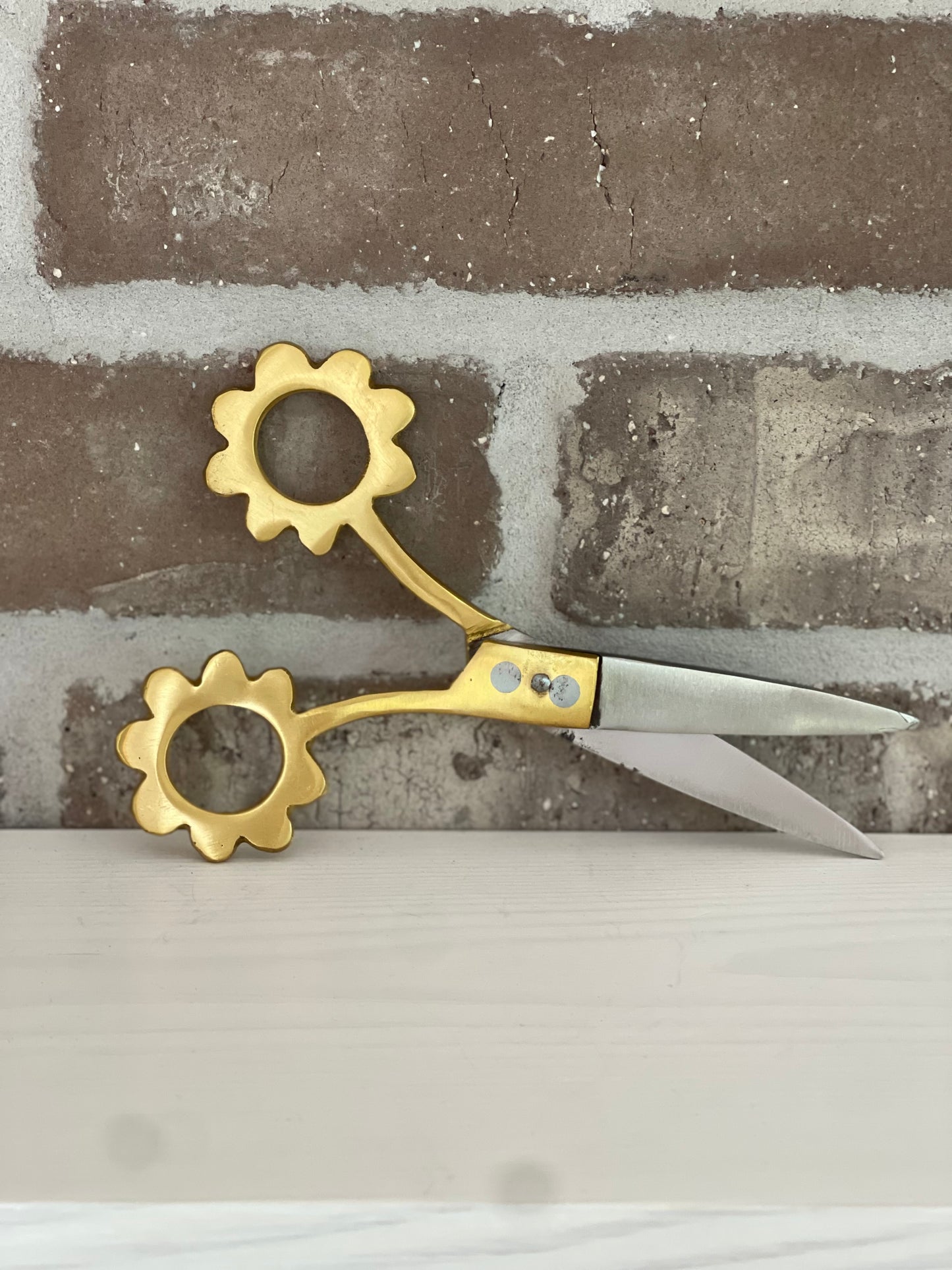 Scissors with Flower Handles