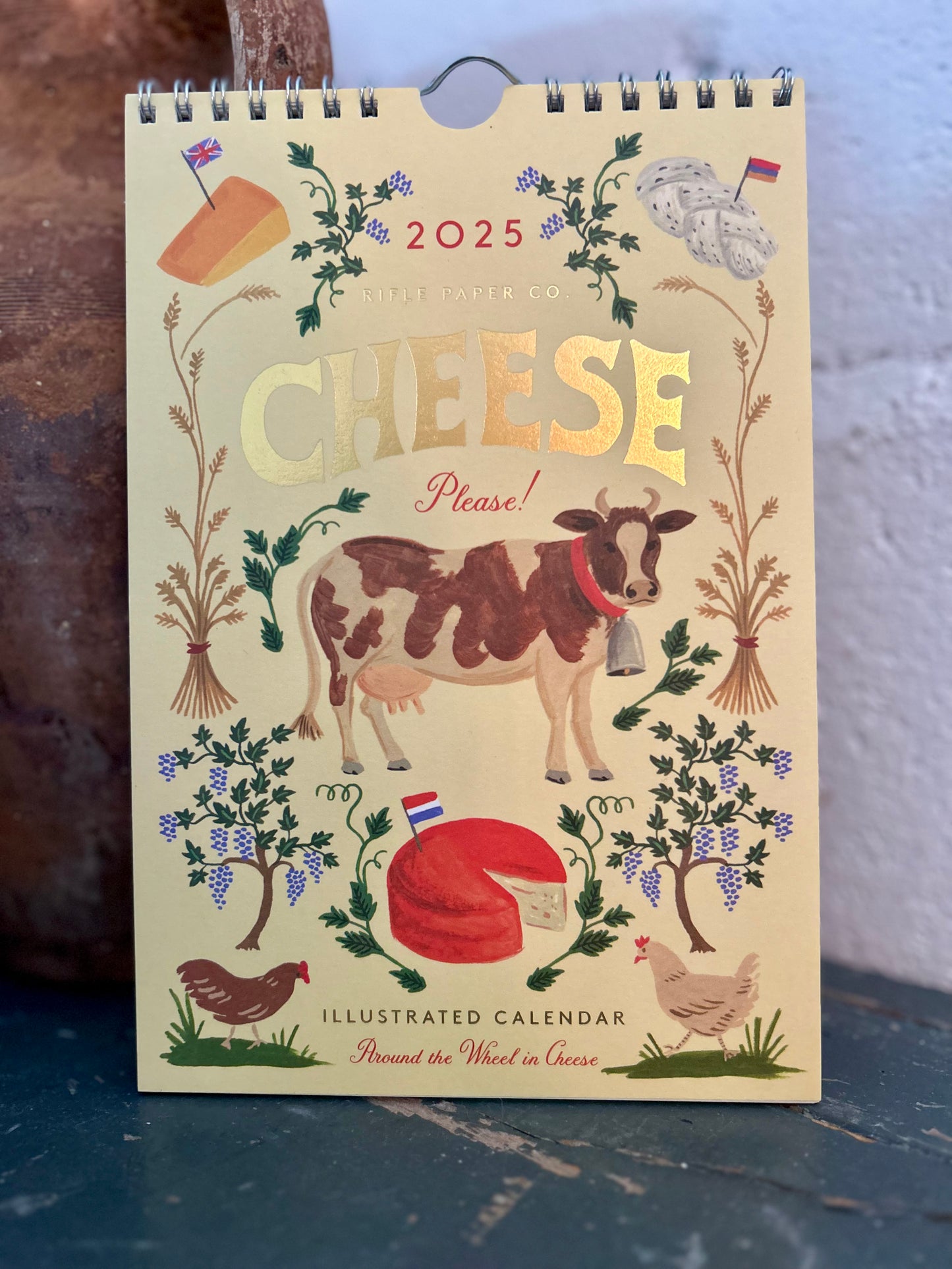 Cheese Kitchen Calendar, 2025