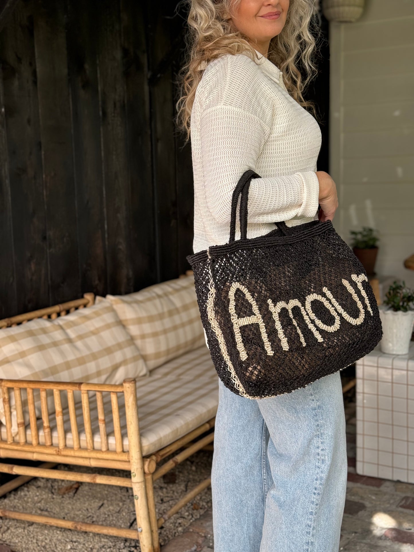 Black Amour Tote