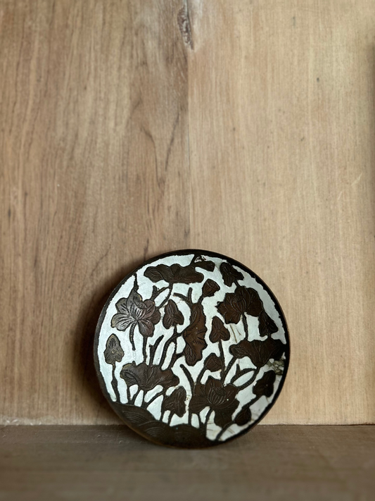 Vintage Floral Dish