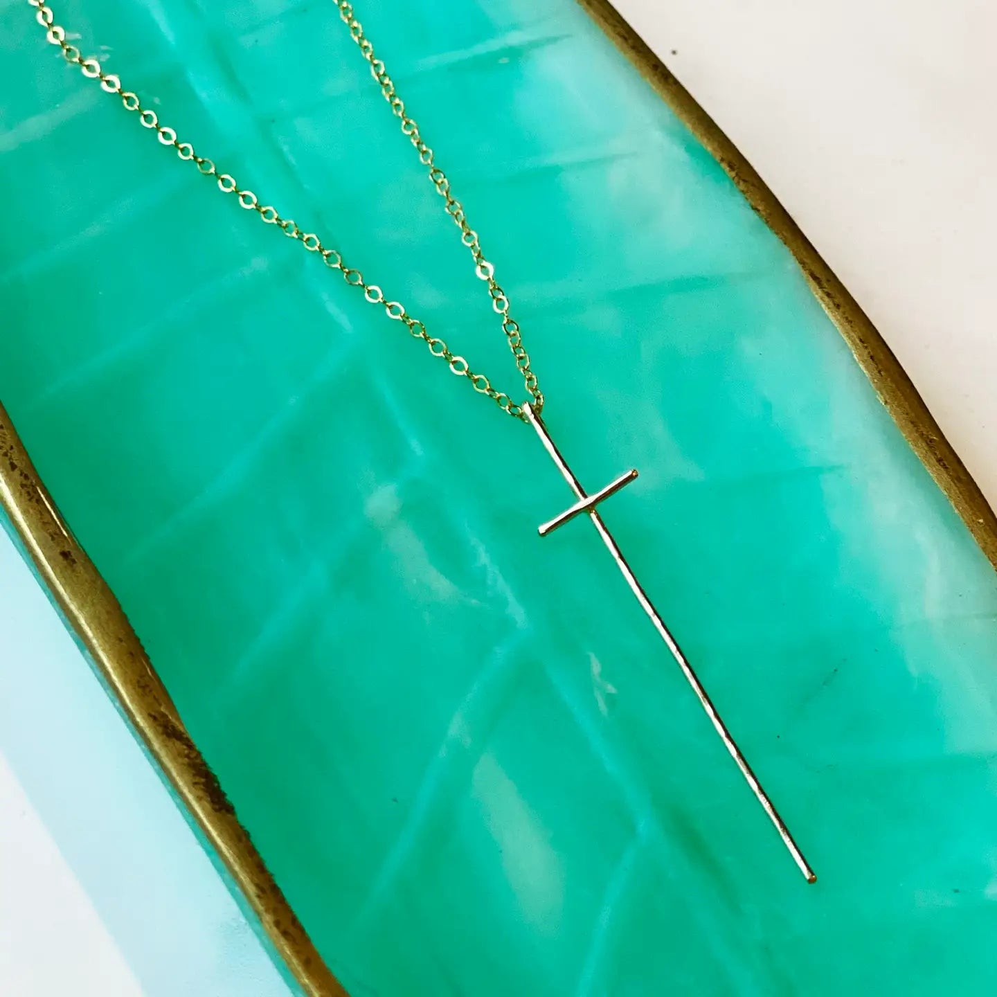 Modern Cross Necklace