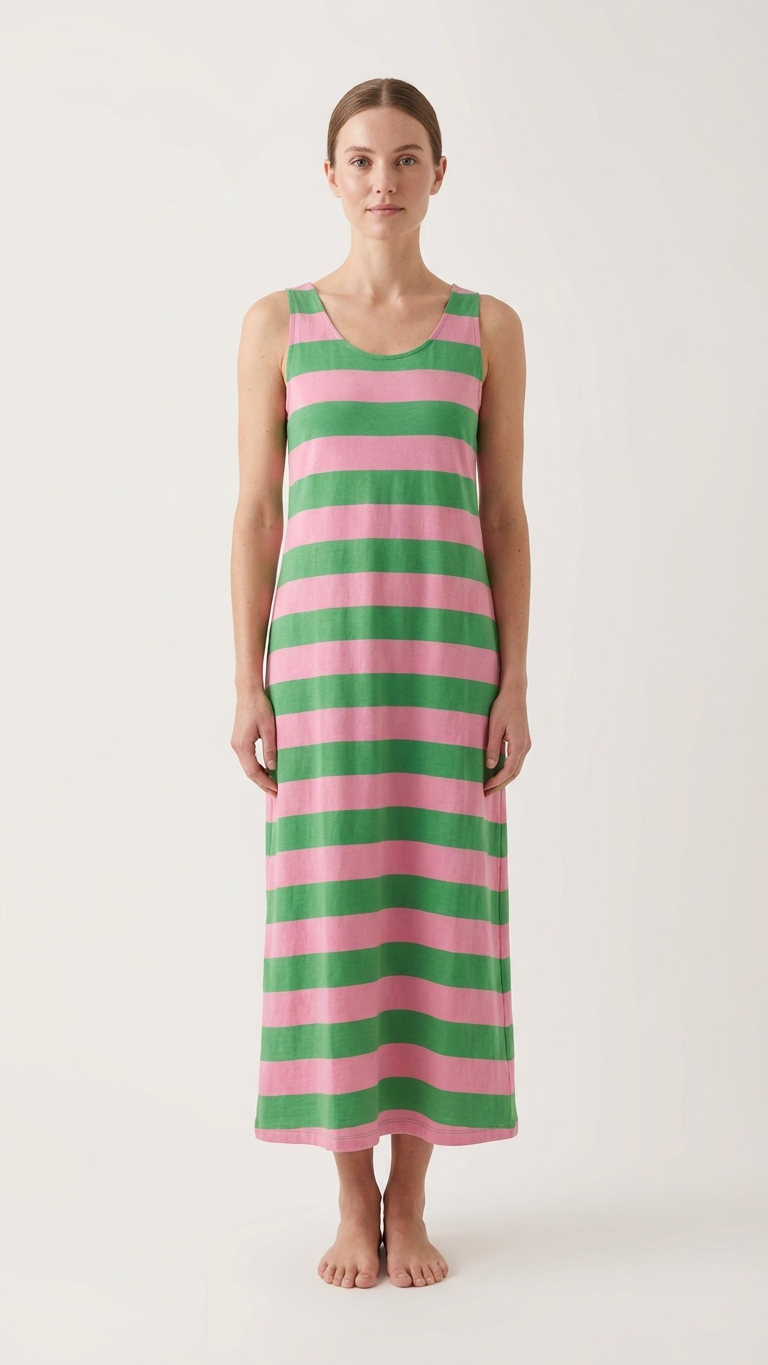Striped Maxi Dress, 2 Colors