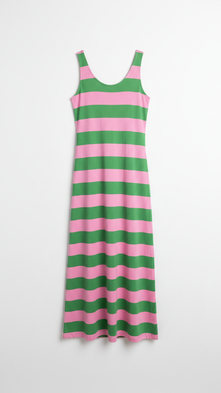 Striped Maxi Dress, 2 Colors