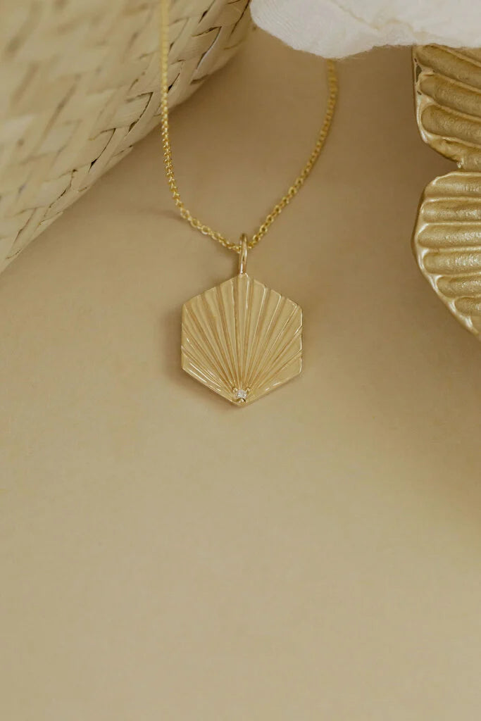 Large Shell Pendant Necklace by Sarah O