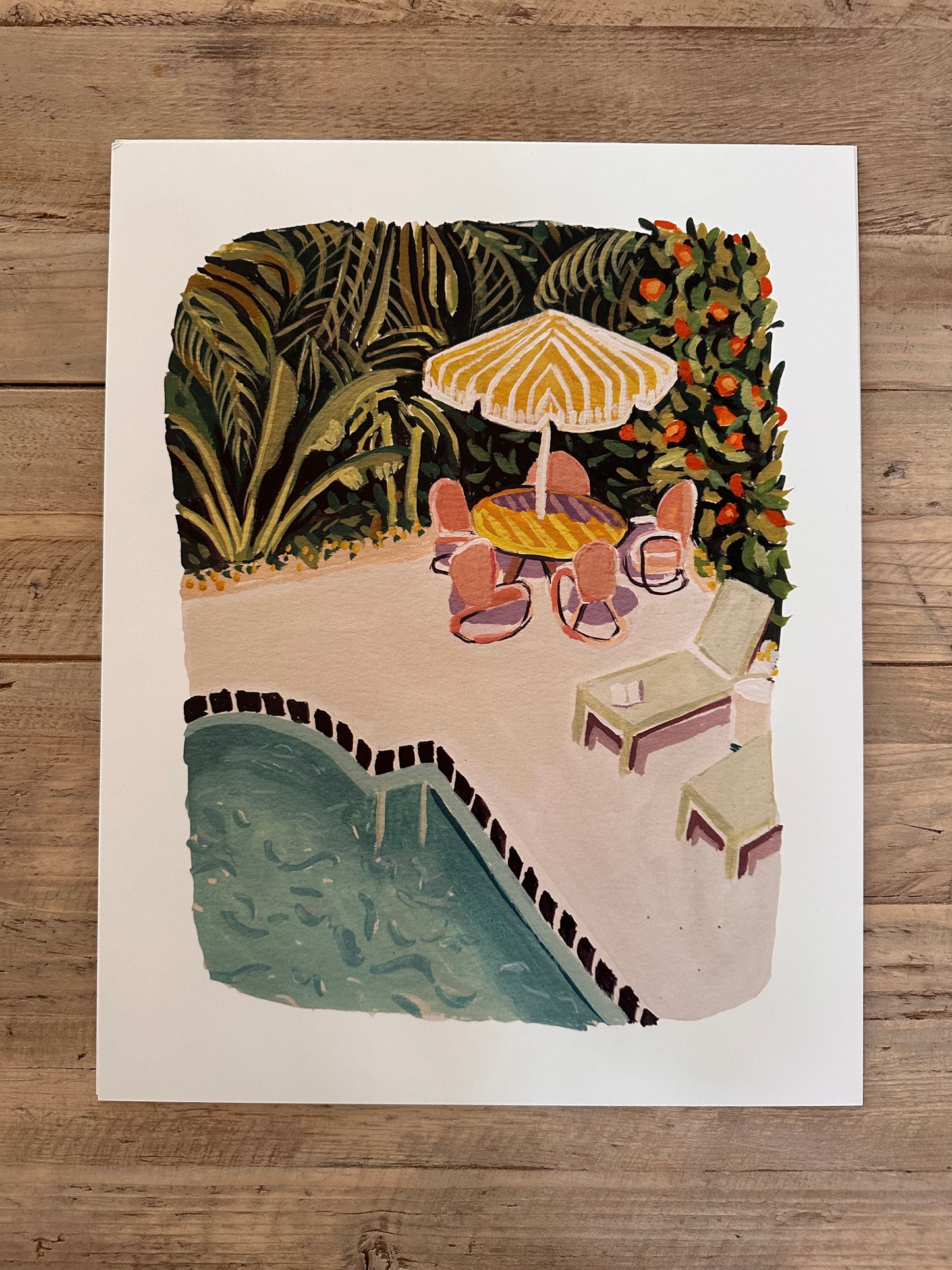 Poolside Print